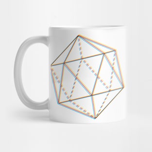 Dungeons and Dragons Die Glitch Mug